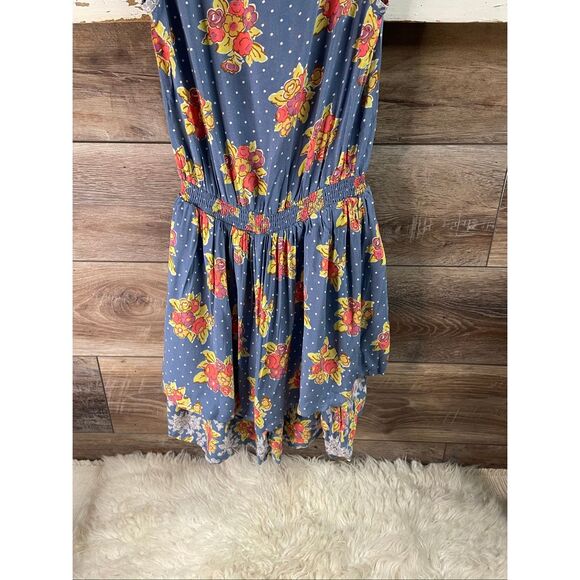 NWT Matilda Jane 435 Girls Rose Polka Dot Top of the Class Tier Dress Sz 12 Blue - Picture 5 of 10